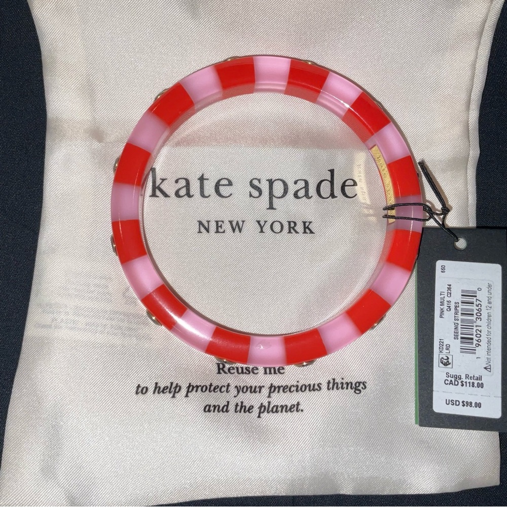 Bracelet, Kate Spade “Seeing Stripes” Bracelet, NWT